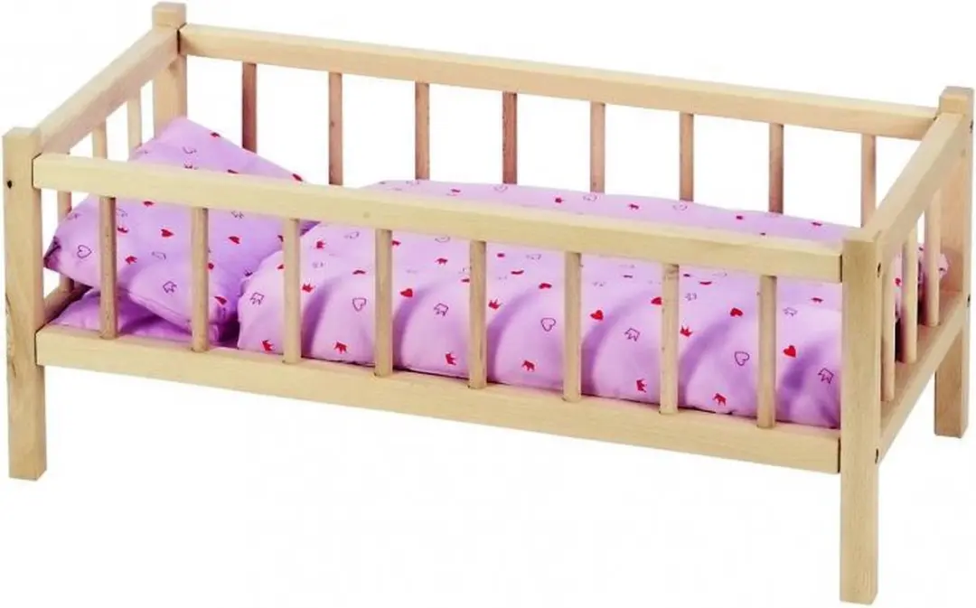 Goki Houten poppenbed 60 x 29 x 25 cm