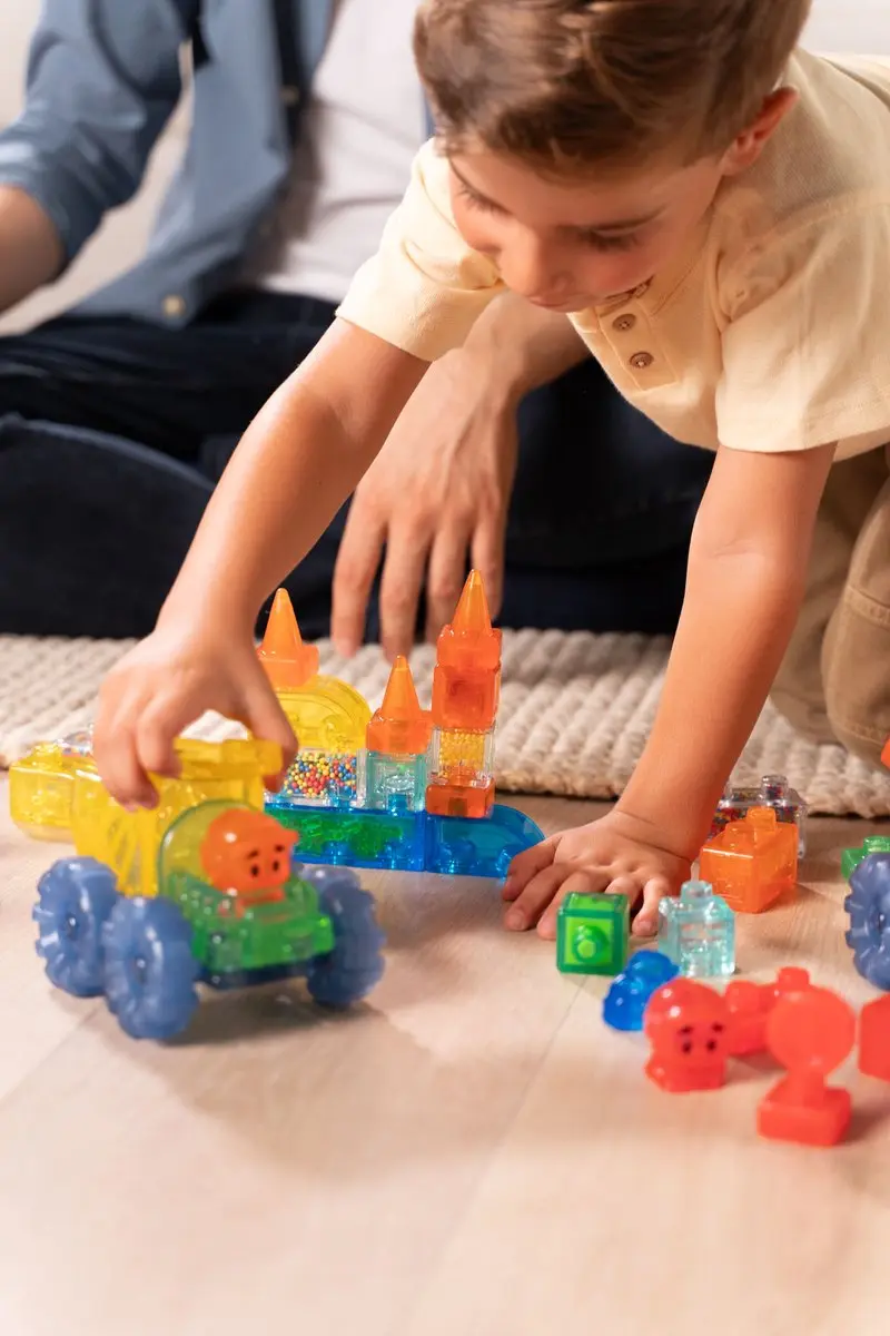 Goliath Jelly Blox Dump Truck Set - 29 Stukken - 1 Minifiguur - afbeelding 3 van 6