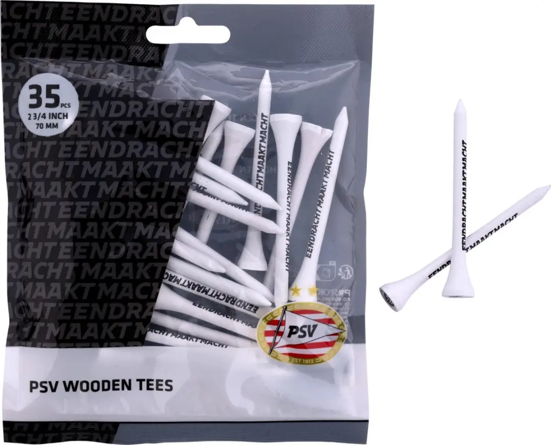 Golfpresentjes-PSV Golftees-Golfcadeau-PSVfan-Golfgadget-PSVcadeau-PSVkado