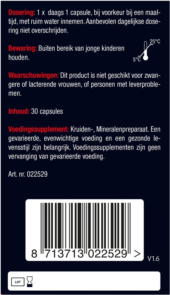 Lucovitaal Prostavital Prostaat & Urinewegen - 30 Capsules - afbeelding 2 van 6