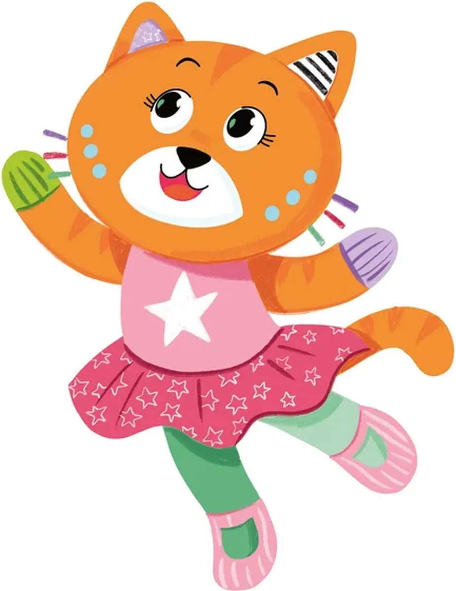 Clementoni Katy the Kitty Knuffelkat - Multicolor