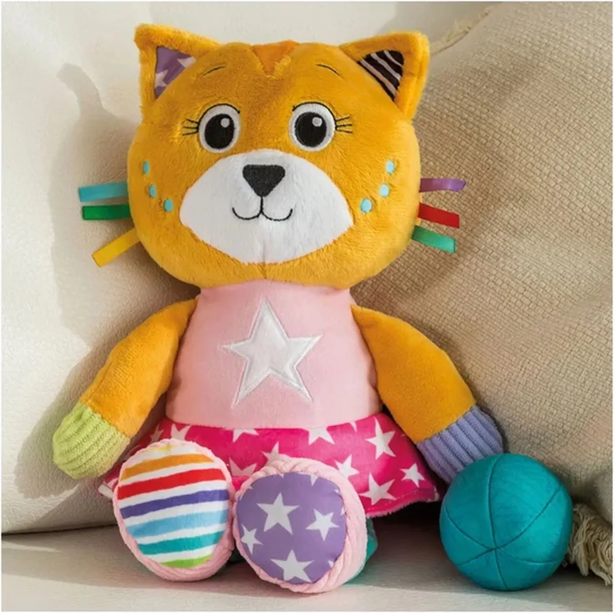 Clementoni Katy the Kitty Knuffelkat - Multicolor