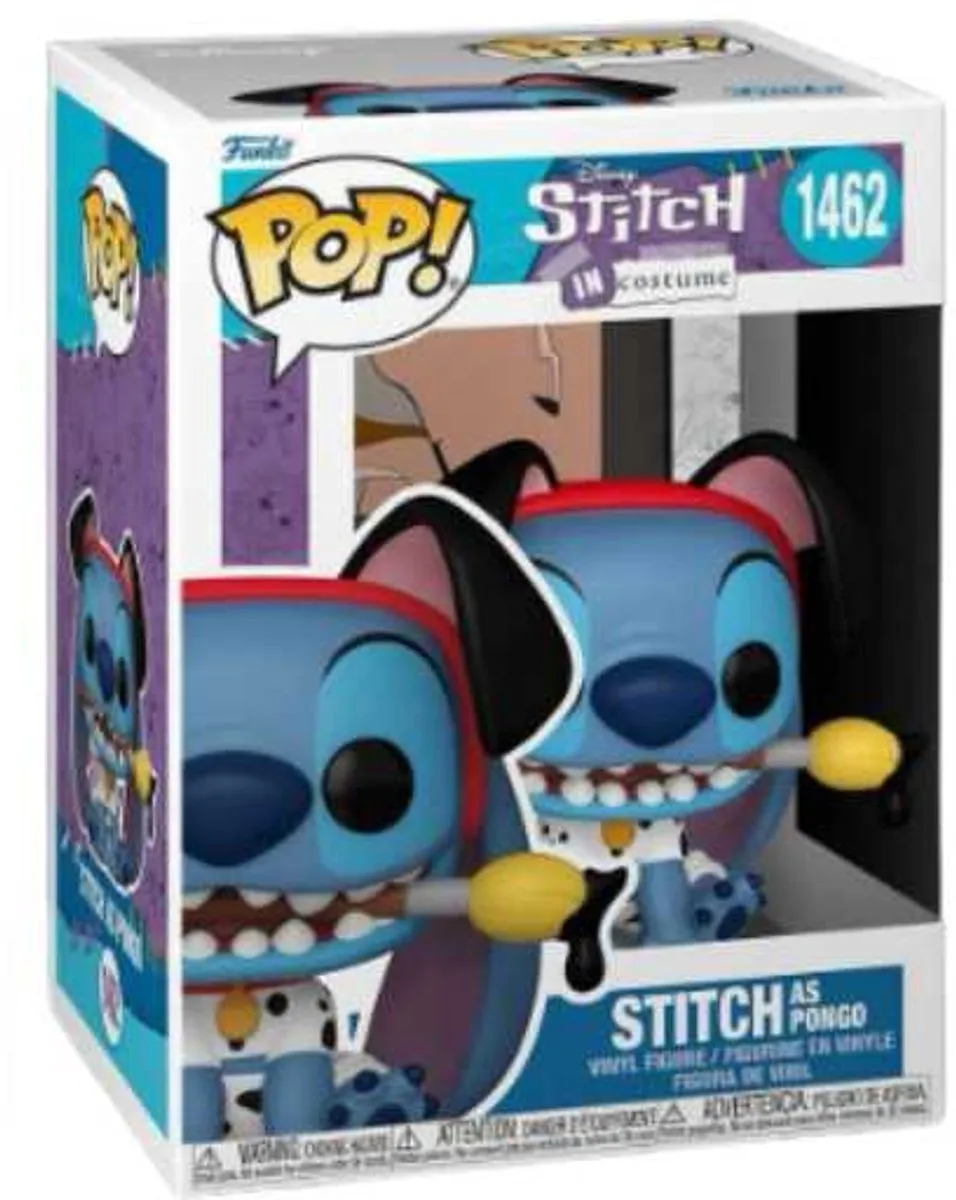Funko Pop! Stitch als Pongo Lilo & Stitch Figuur - 9cm - Meerkleurig