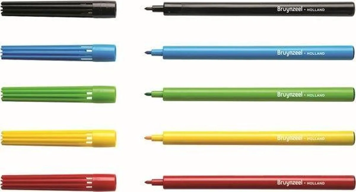 Bruynzeel Viltstiften set | 50 kleuren