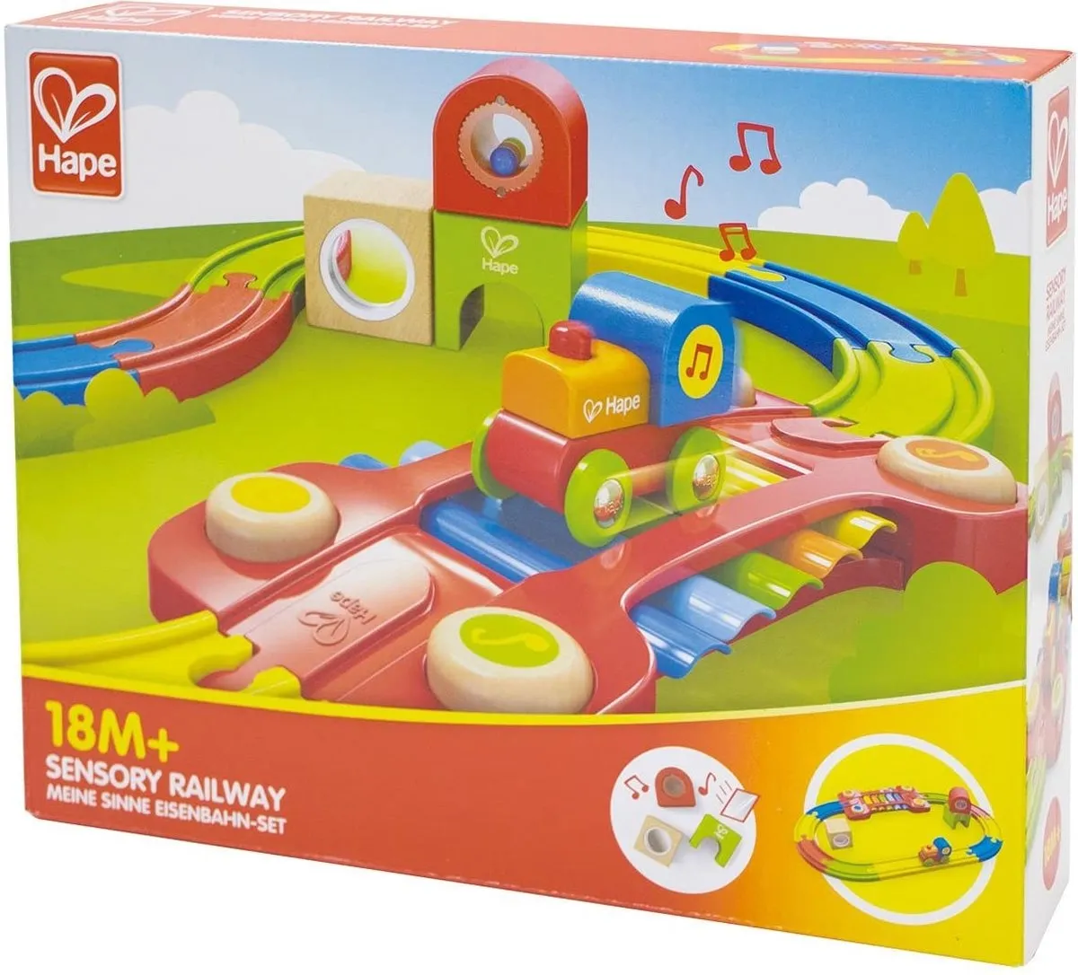 Hape Zintuiglijke Spoorweg E3822 - Veelkleurig - afbeelding 6 van 6