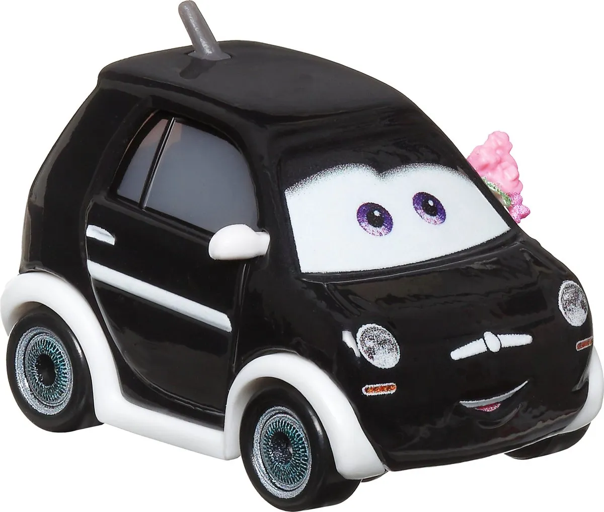 Mattel Disney Pixar Cars Mateo Auto HKY51 - Zwart/Wit
