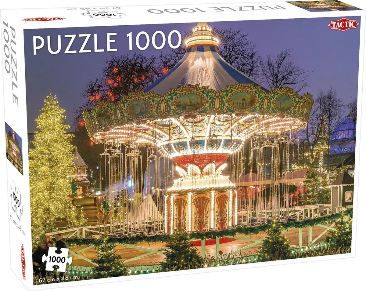 Tactic Puzzel Around the World Kopenhagen Tivoli 1000 Stuks