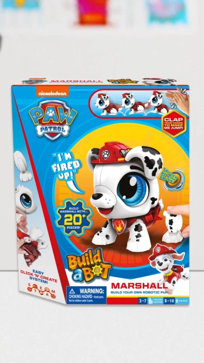 Goliath Paw Patrol Build A Bot Marshall - Multicolor