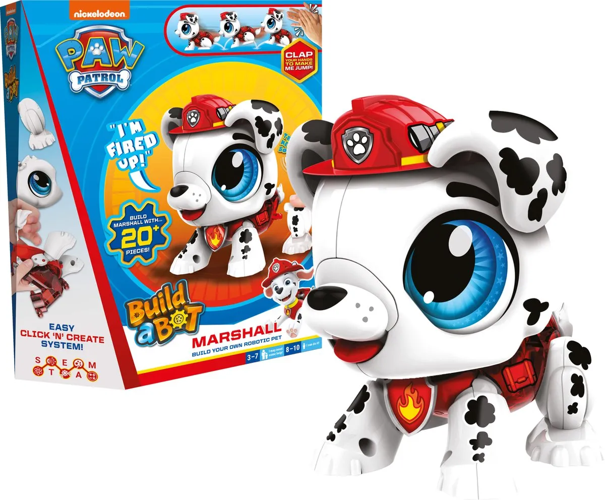 Goliath Paw Patrol Build A Bot Marshall - Multicolor