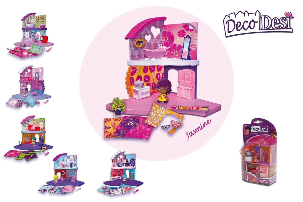 Goliath Poppenhuisje Deco Desi Sara 12cm - Poppenhuispop