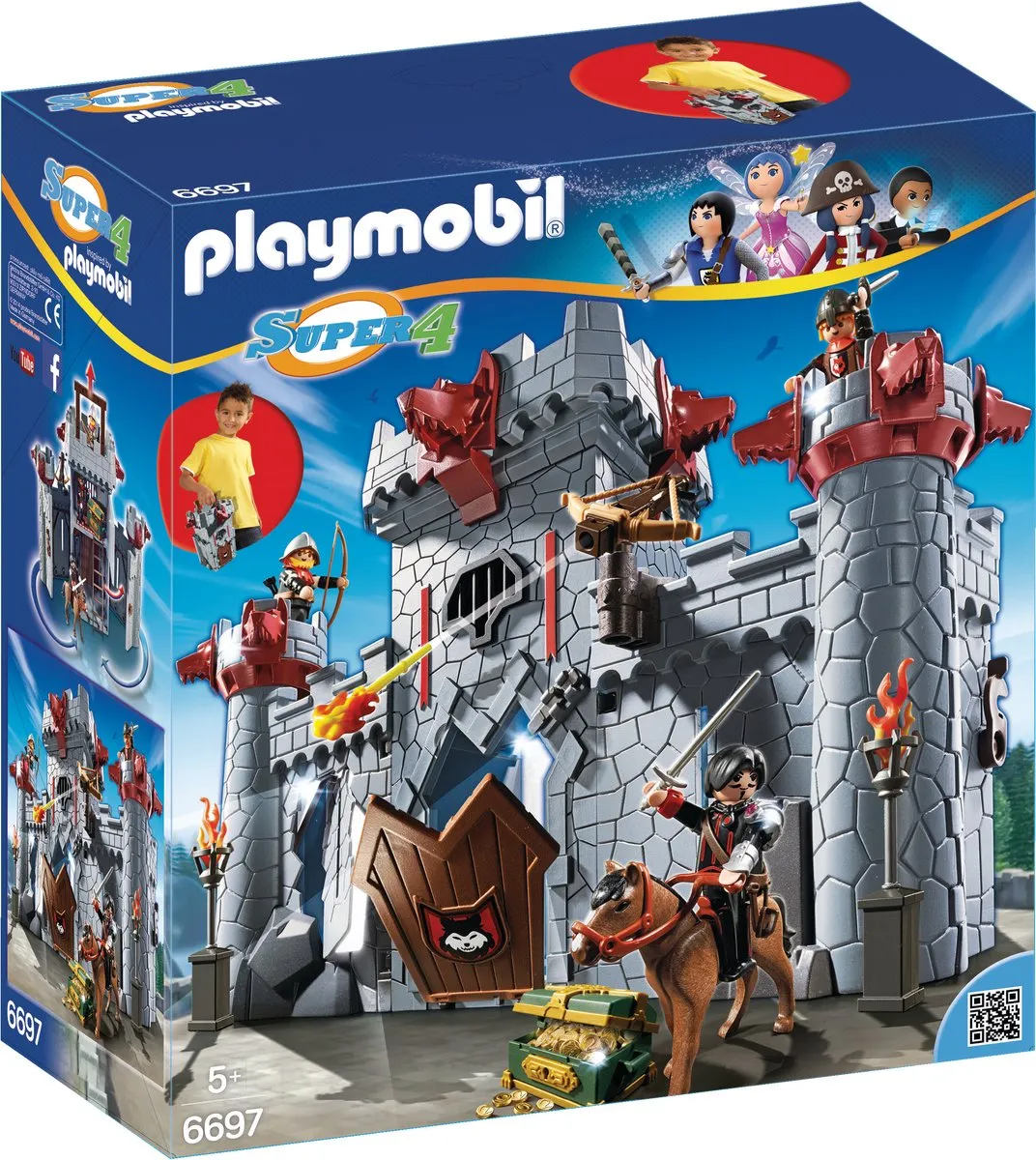 Playmobil Meeneemburcht Zwarte Baron 6697