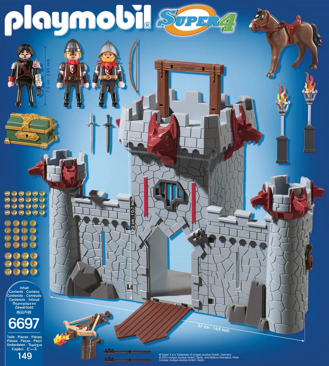 Playmobil Meeneemburcht Zwarte Baron 6697