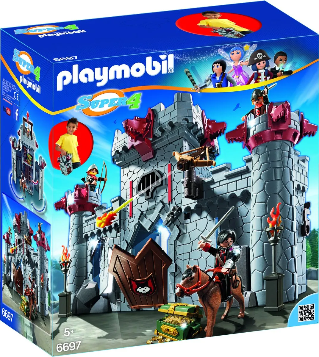 Playmobil Meeneemburcht Zwarte Baron 6697