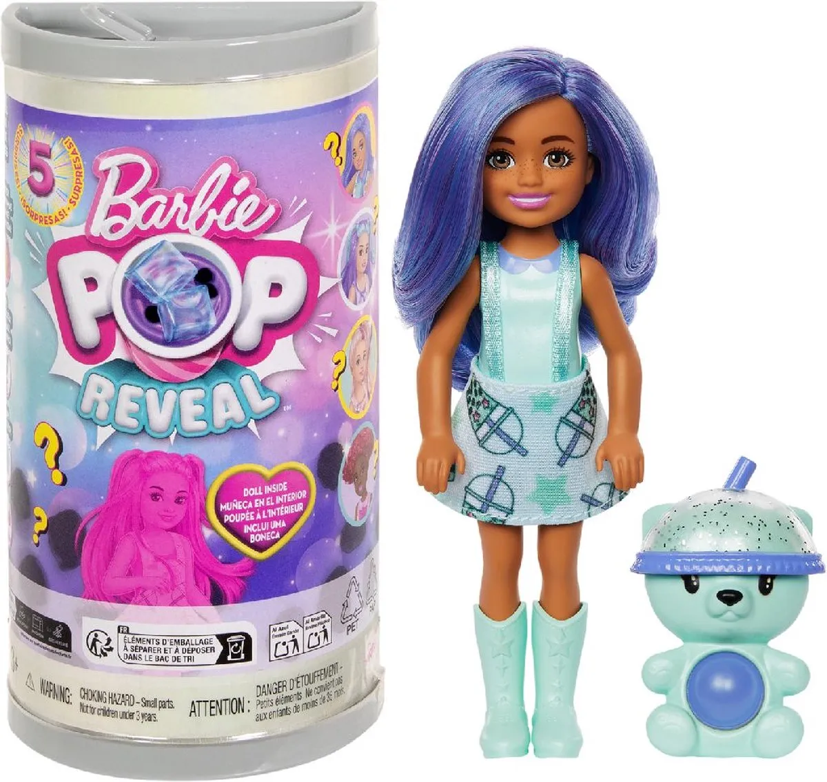 Barbie Chelsea Boba Series Pop - Multicolor
