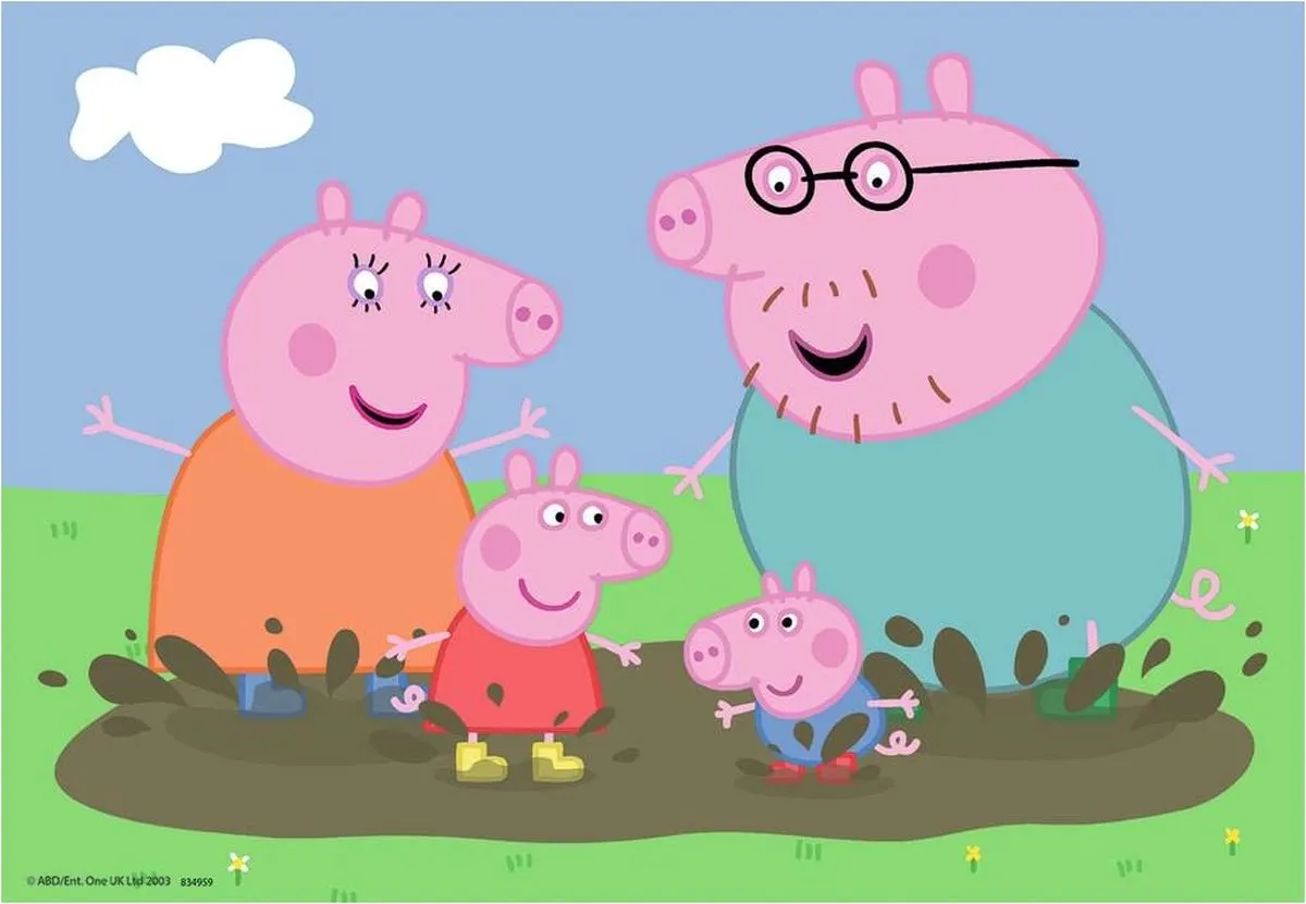 Ravensburger Peppa Pig Puzzel - 2x24 Stuks - Multicolor