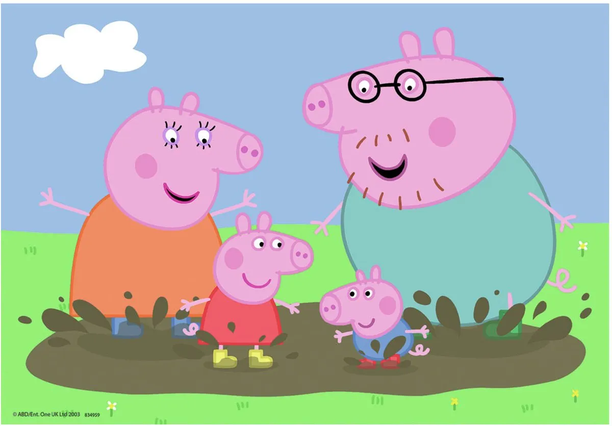 Ravensburger Peppa Pig Puzzel - 2x24 Stuks - Multicolor