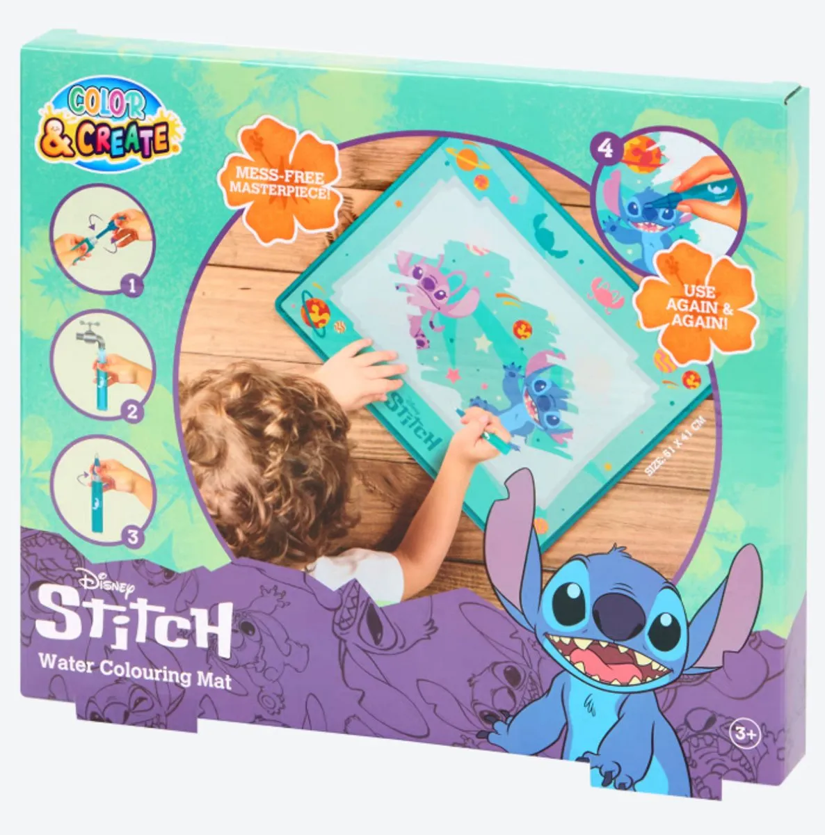 Disney Lilo & Stitch Herbruikbare Tekenmat 51x41cm
