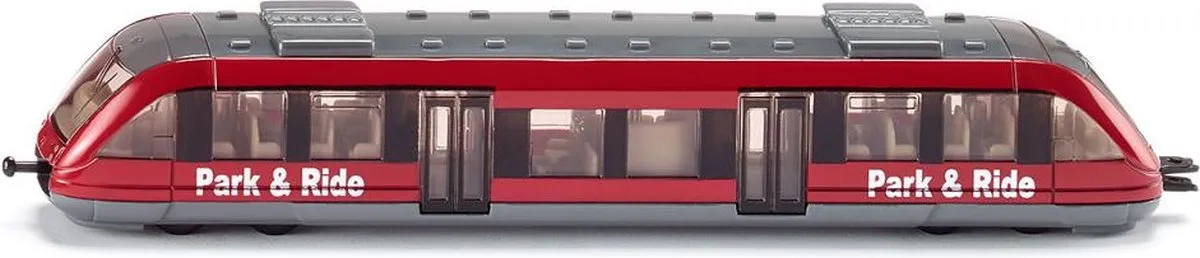 SIKU 1646 Lokale Trein - Rood - Schaal 1:120 - afbeelding 6 van 6