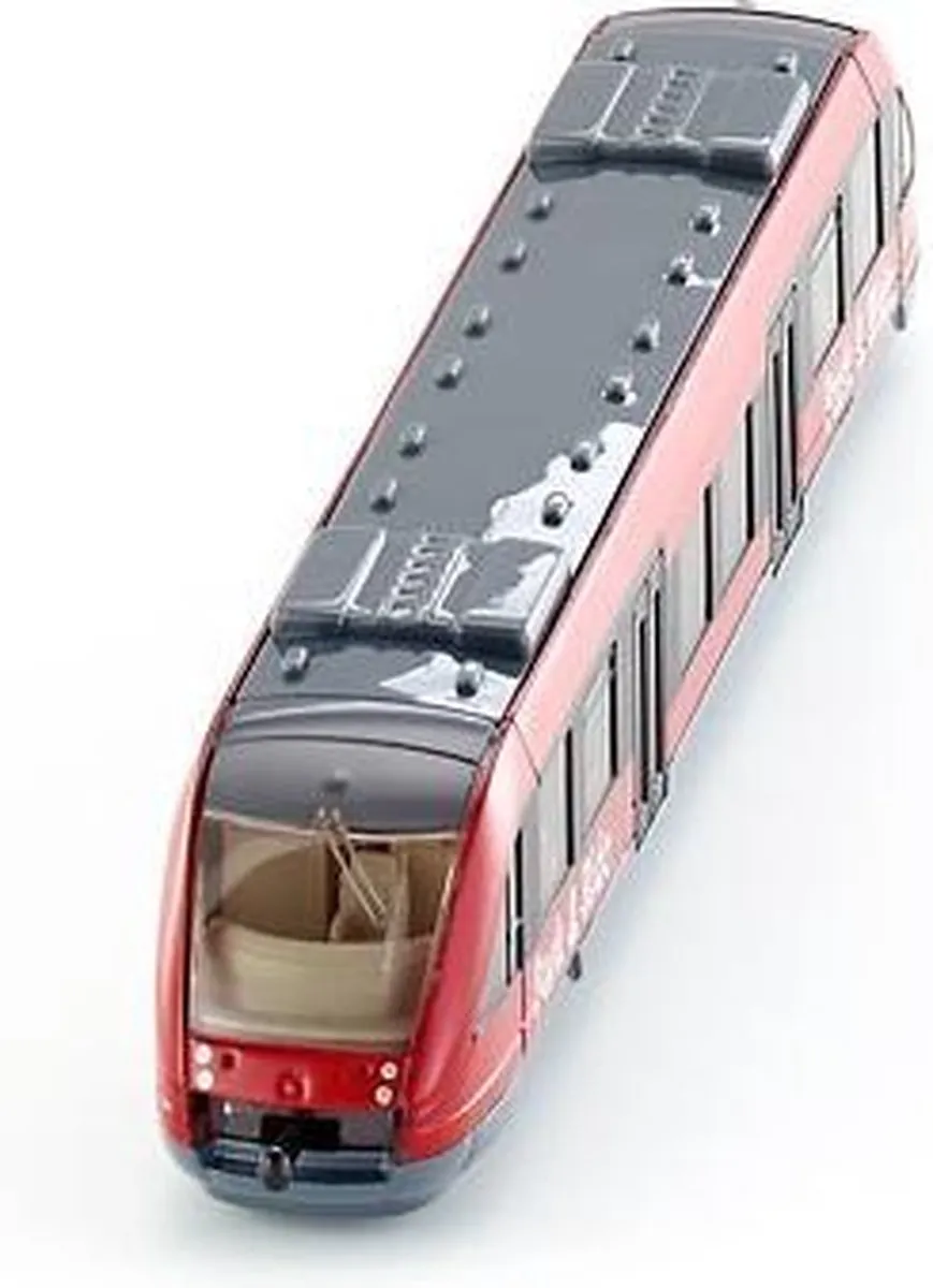 SIKU 1646 Lokale Trein - Rood - Schaal 1:120