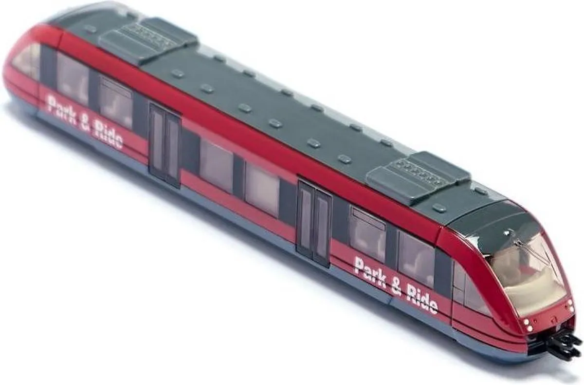 SIKU 1646 Lokale Trein - Rood - Schaal 1:120