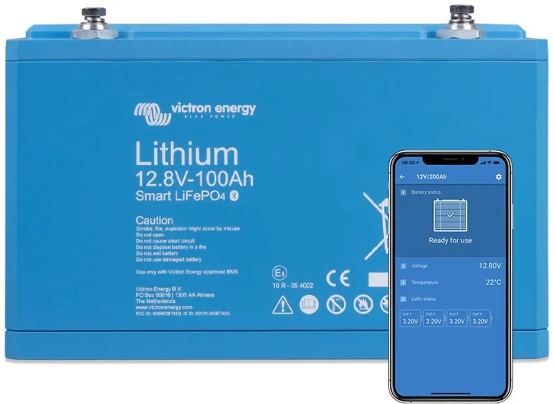 Victron 12V 100Ah Lithium Smart Accu BAT512110610
