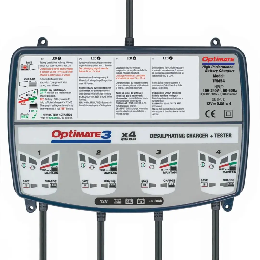 Tecmate Optimate 3 - 4 Stuks - afbeelding 6 van 6