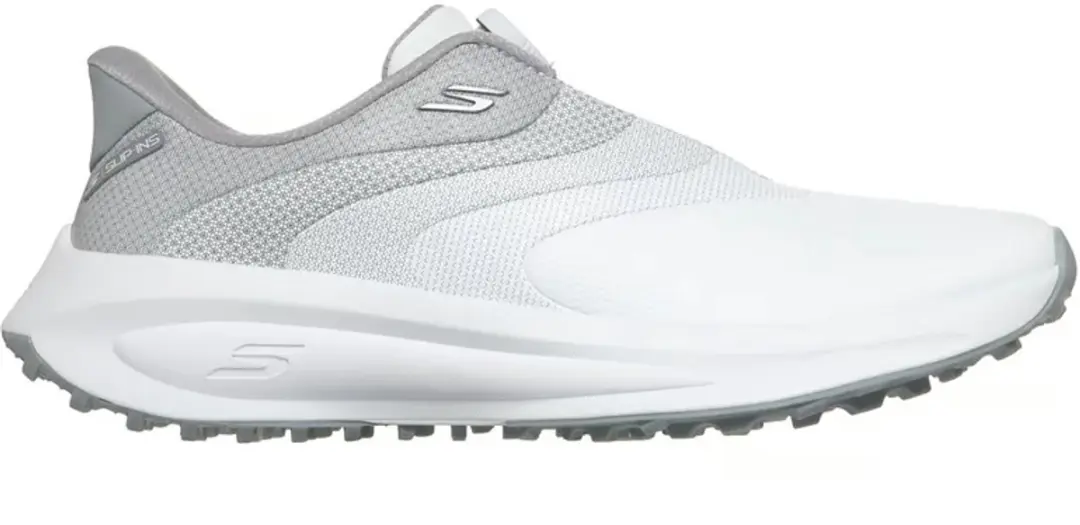 Skechers Slip+Ins Flow SI Twist Heren Golfschoenen Wit Grijs