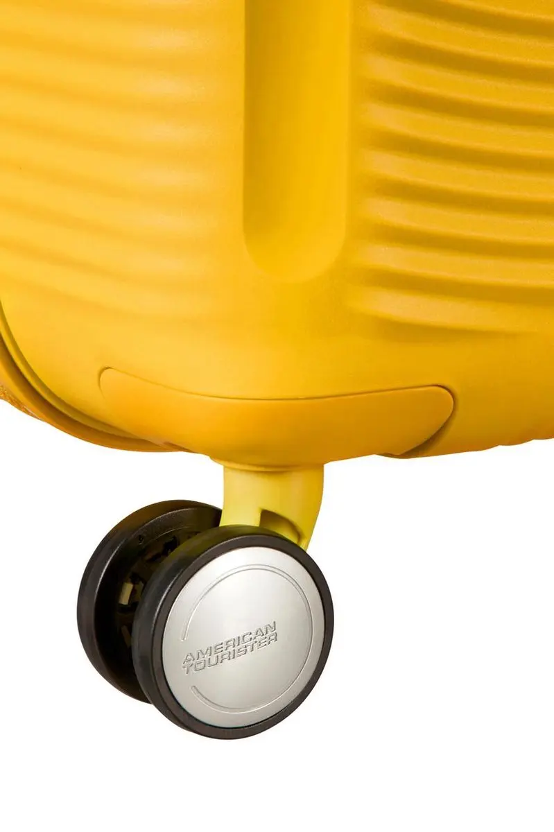 American Tourister Soundbox Spinner 77/28 TSA Koffer - 110L - Golden Yellow