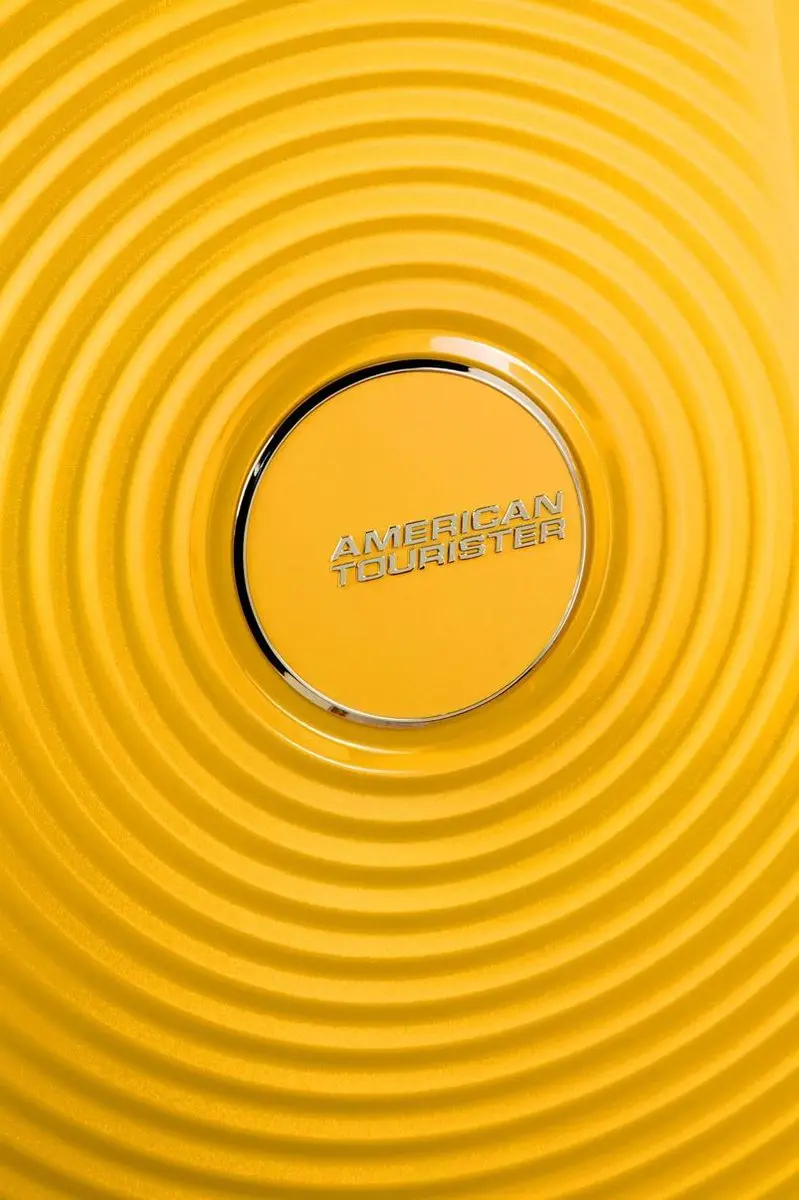 American Tourister Soundbox Spinner 77/28 TSA Koffer - 110L - Golden Yellow - afbeelding 6 van 6