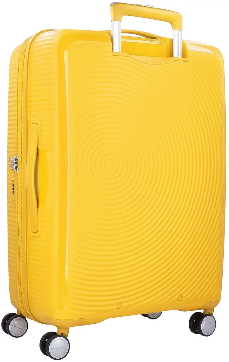 American Tourister Soundbox Spinner 77/28 TSA Koffer - 110L - Golden Yellow