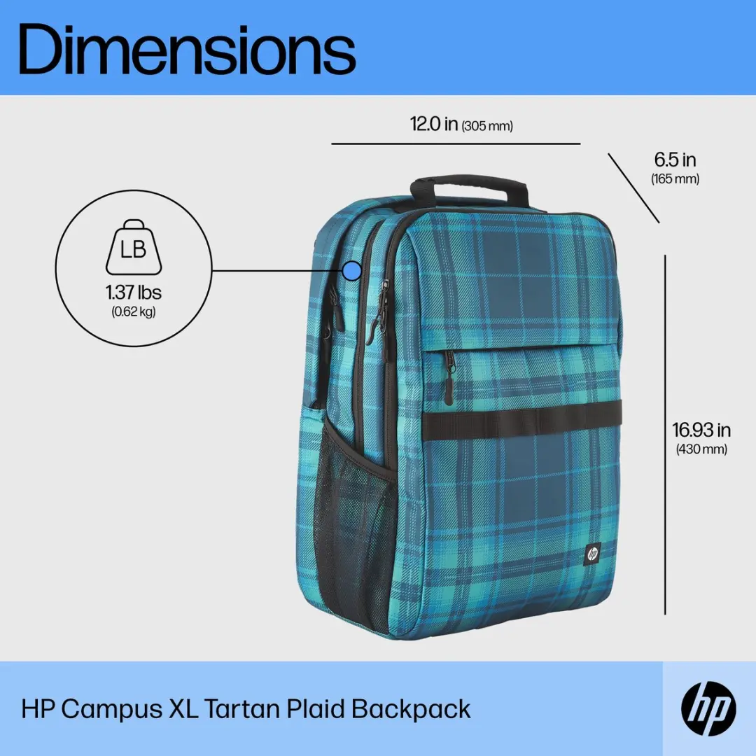 HP Campus XL Backpack - 20L - 16 inch - Tie-Dye