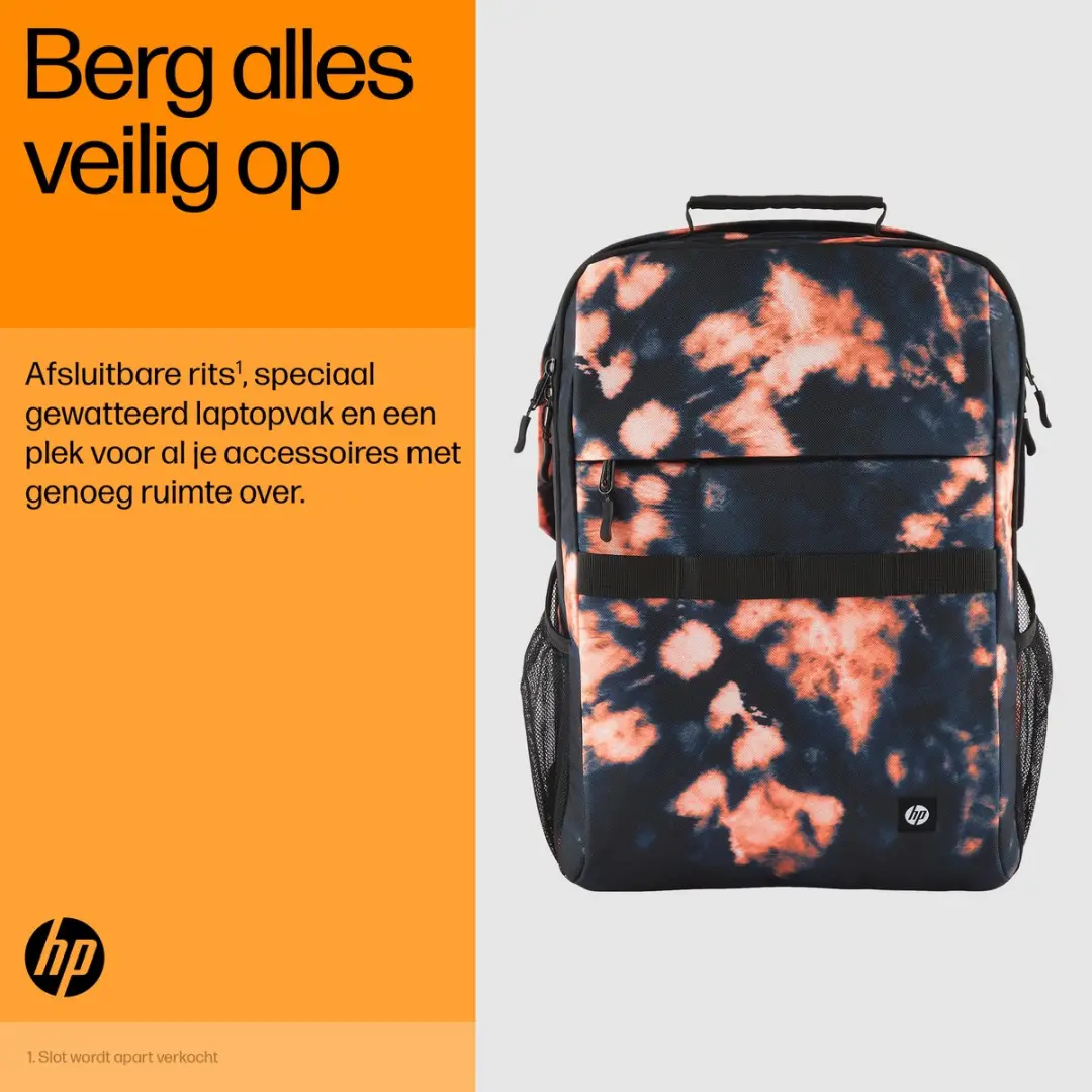 HP Campus XL Backpack - 20L - 16 inch - Tie-Dye