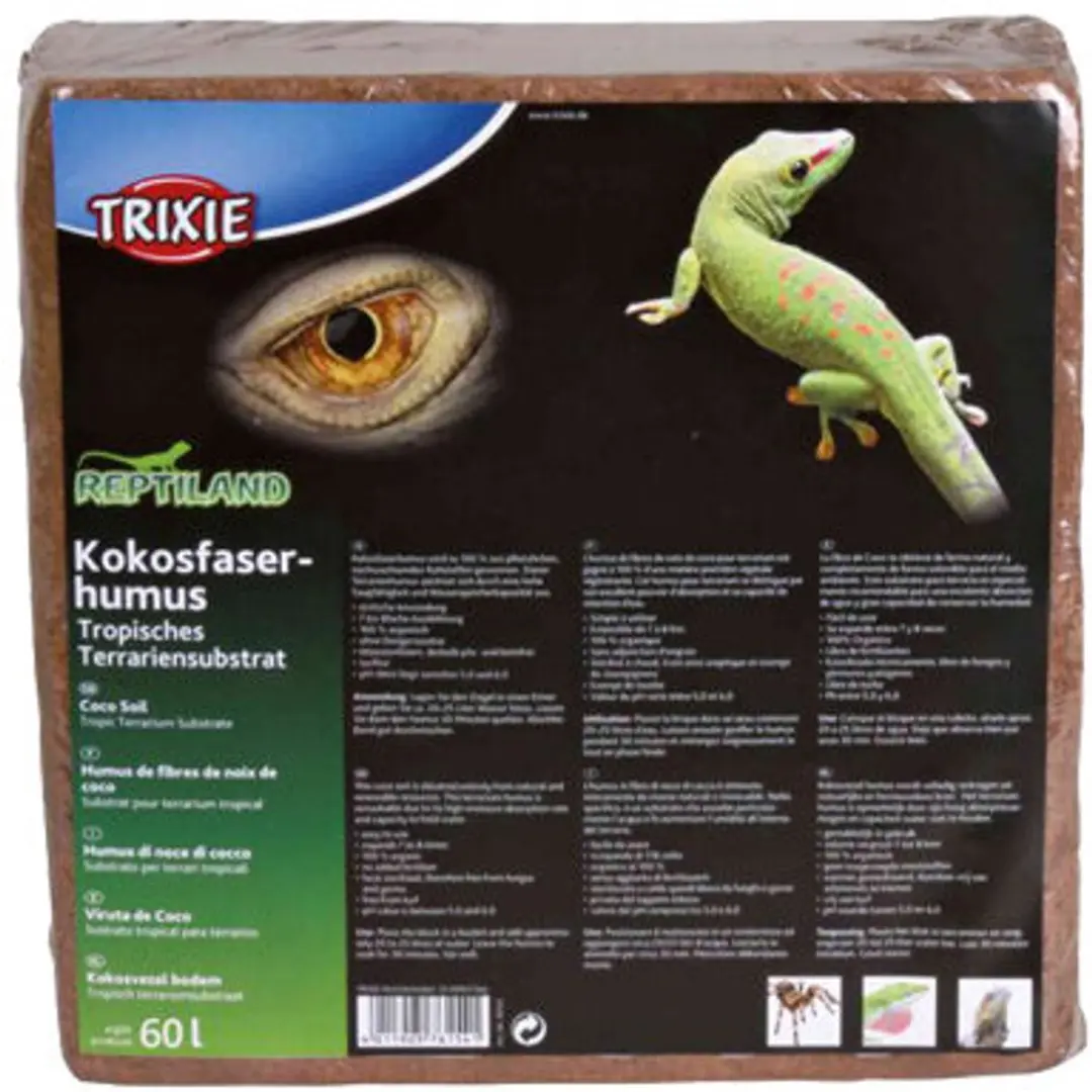 Trixie Kokosvezel Bodembedekking Terrarium - 9 Liter - afbeelding 6 van 6