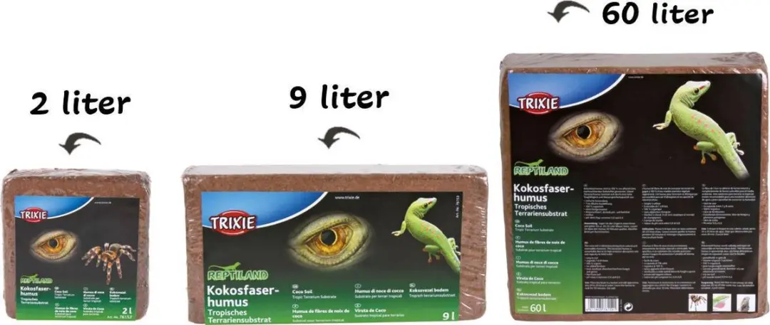 Trixie Kokosvezel Bodembedekking Terrarium - 9 Liter - afbeelding 3 van 6
