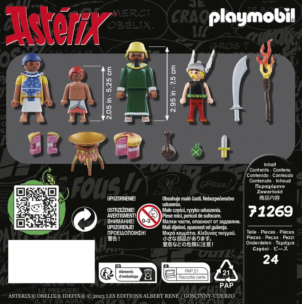 Playmobil Astérix De Vergiftigde Taart van Plurkis 71269 - Meerkleurig - afbeelding 6 van 6