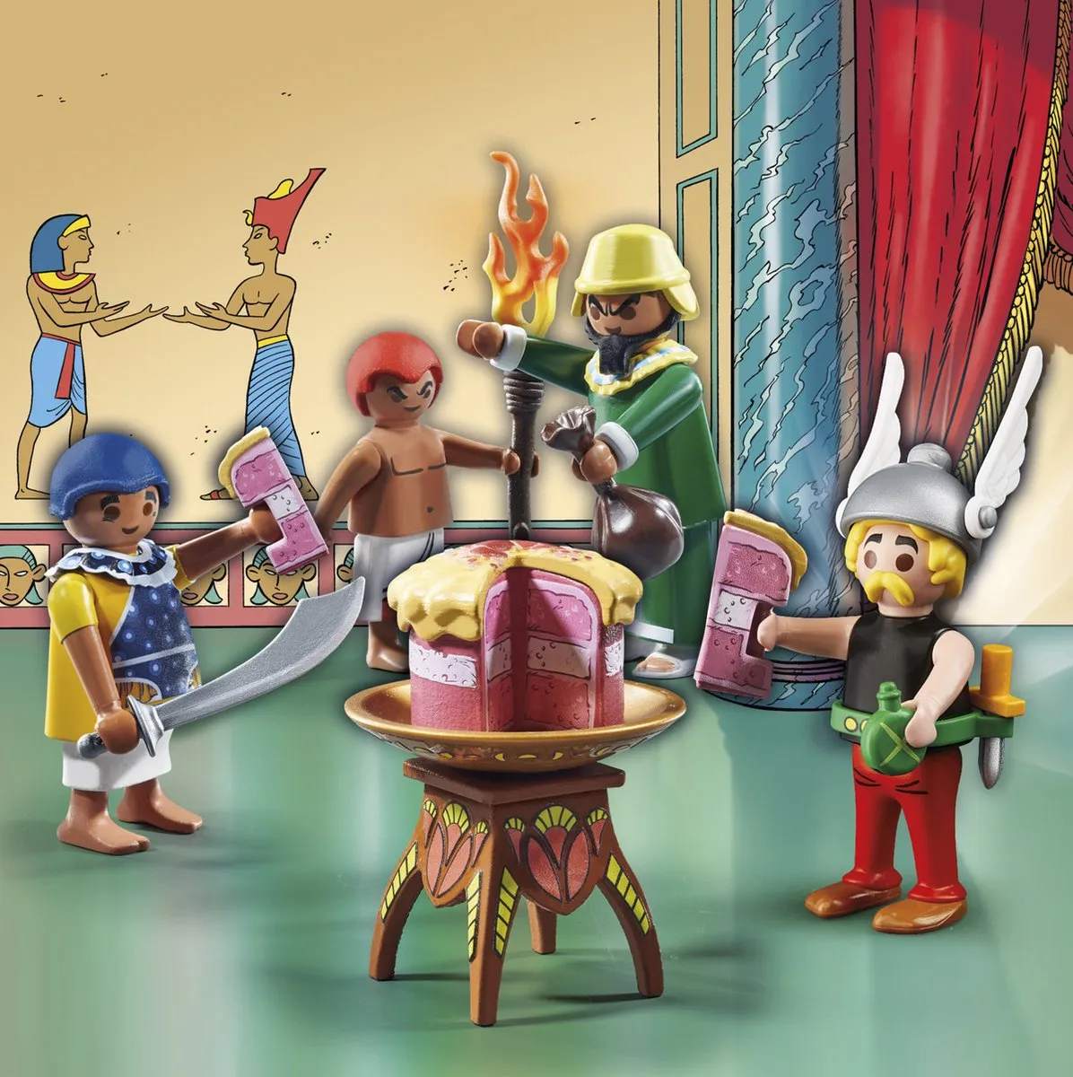 Playmobil Astérix De Vergiftigde Taart van Plurkis 71269 - Meerkleurig