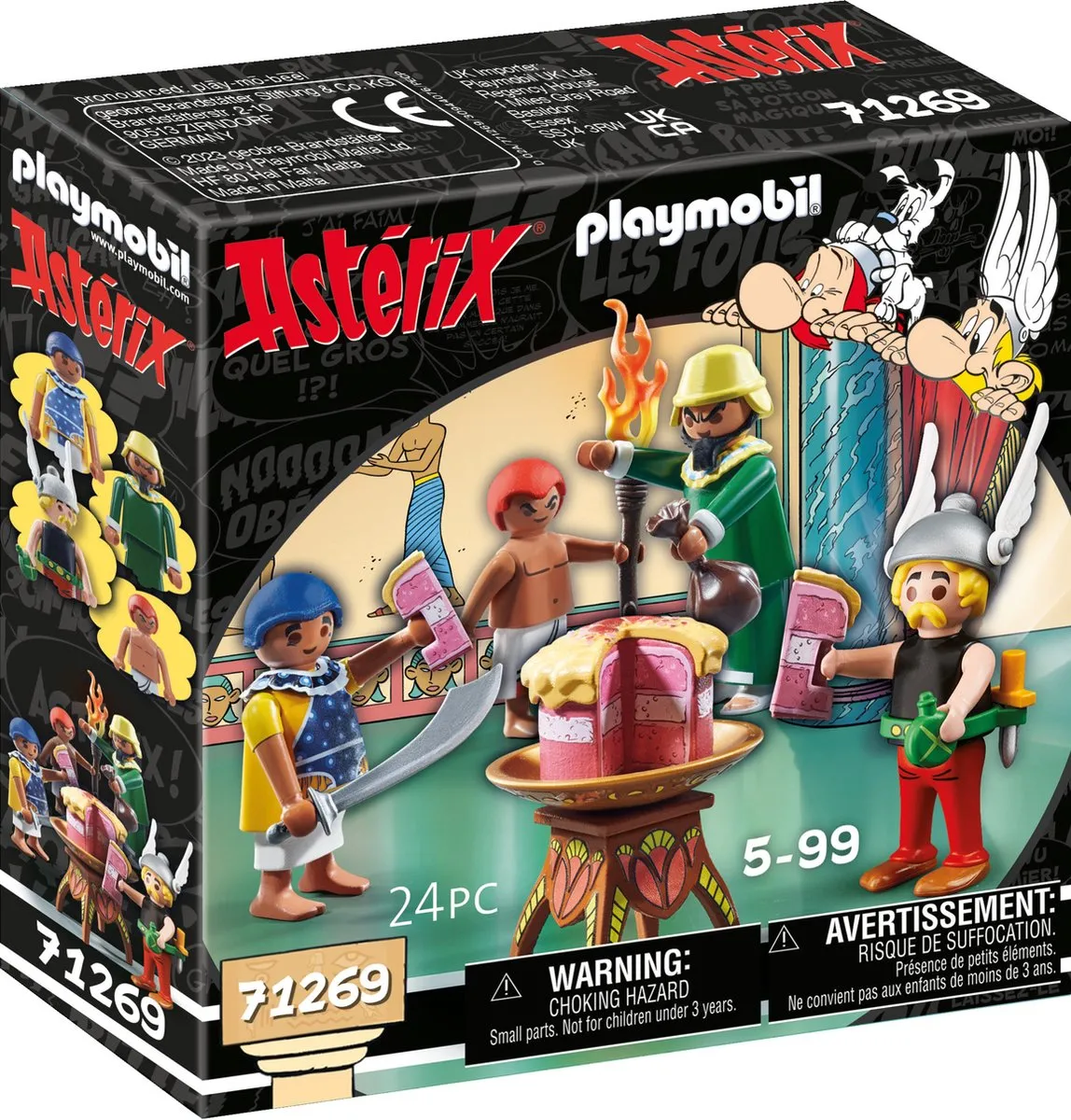 Playmobil Astérix De Vergiftigde Taart van Plurkis 71269