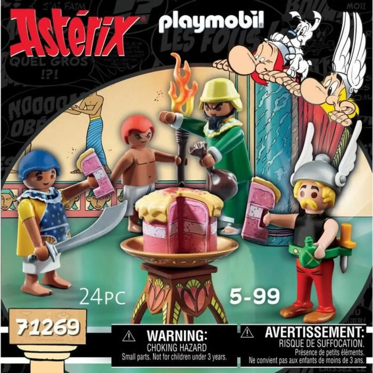 Playmobil Astérix De Vergiftigde Taart van Plurkis 71269 - Meerkleurig