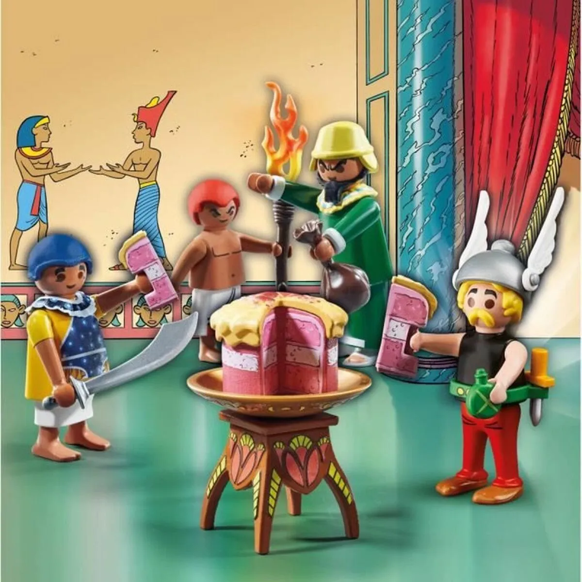 Playmobil Astérix De Vergiftigde Taart van Plurkis 71269 - Meerkleurig