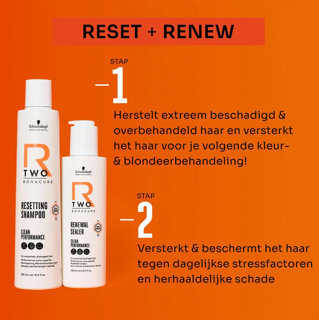 Schwarzkopf Bonacure R-TWO Renewal Sealer 145ml - Blond/Zwart/Bruin/Rood