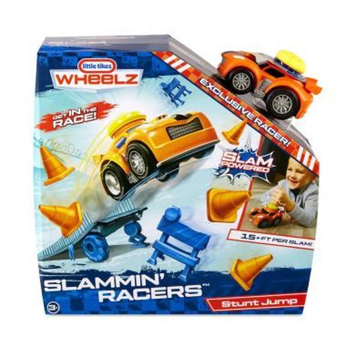 Little Tikes Slammin' Racers Stunt Jump Blauw/Orange - 646973E4C - afbeelding 6 van 6