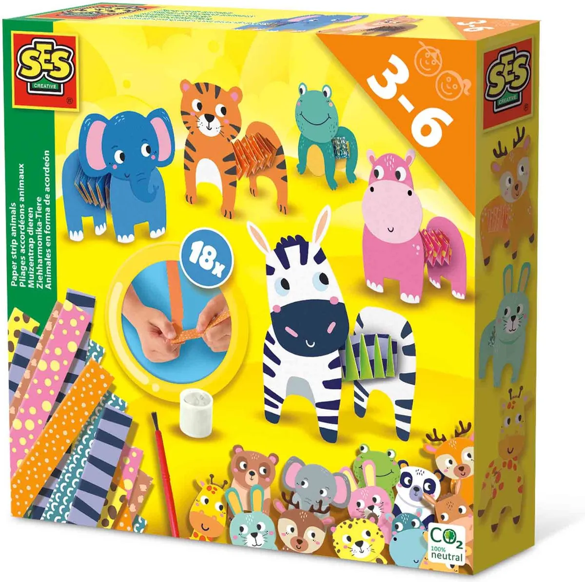 SES Creative Vouwmuizentrap Set - 18 Dieren