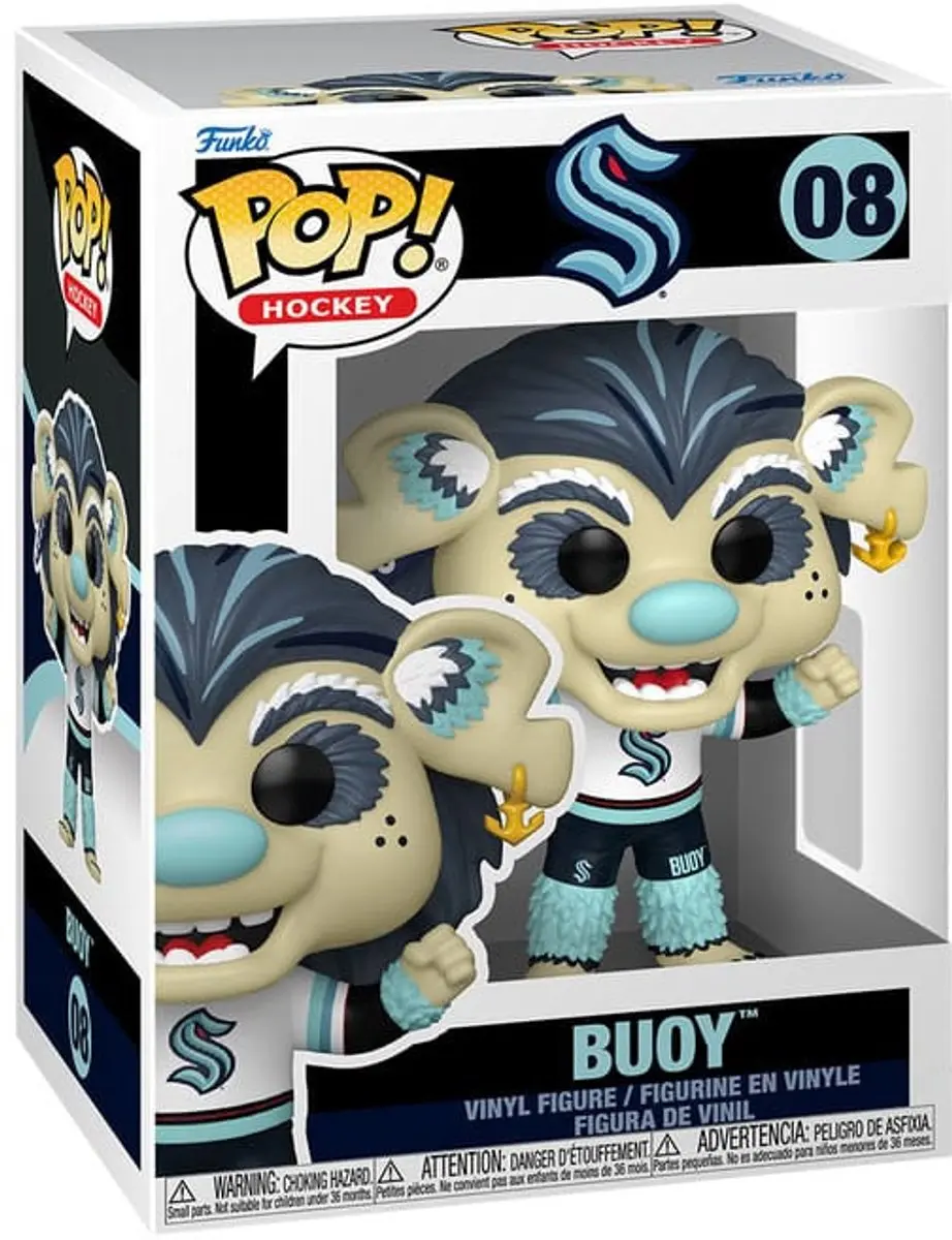 Funko NHL POP! Kraken Buoy FK89158 - 9cm - Multi - afbeelding 2 van 2