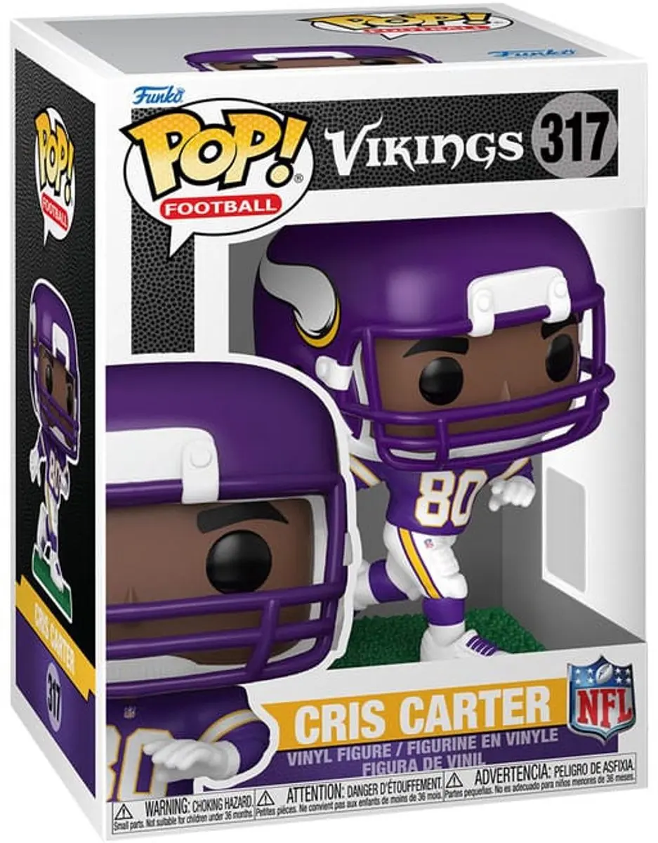 Funko NFL Legends POP! Cris Carter Vikings FK89354 - 9cm - Multi - afbeelding 2 van 2