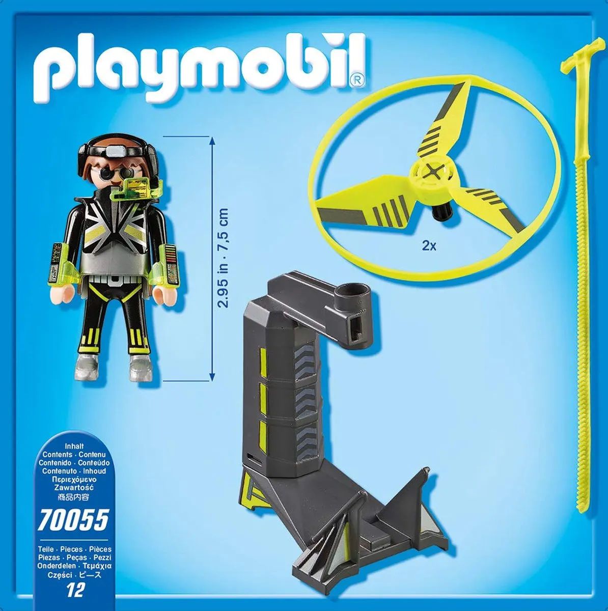 Playmobil Top Agent Propeller 70055 - Multicolor