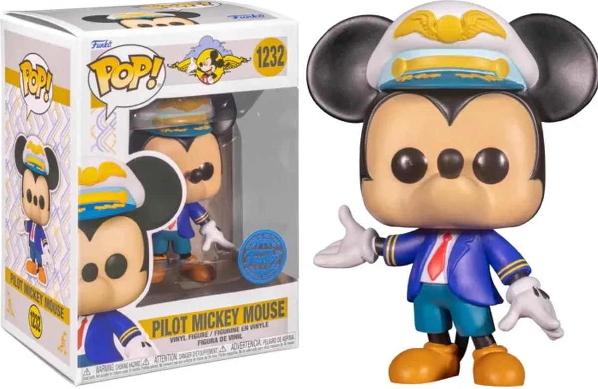 Funko Pop! Disney Pilot Mickey Mouse D23 #1232 - Special Edition