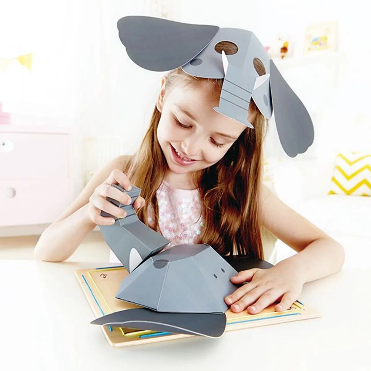Hape Maskerset Olifant - Grijs