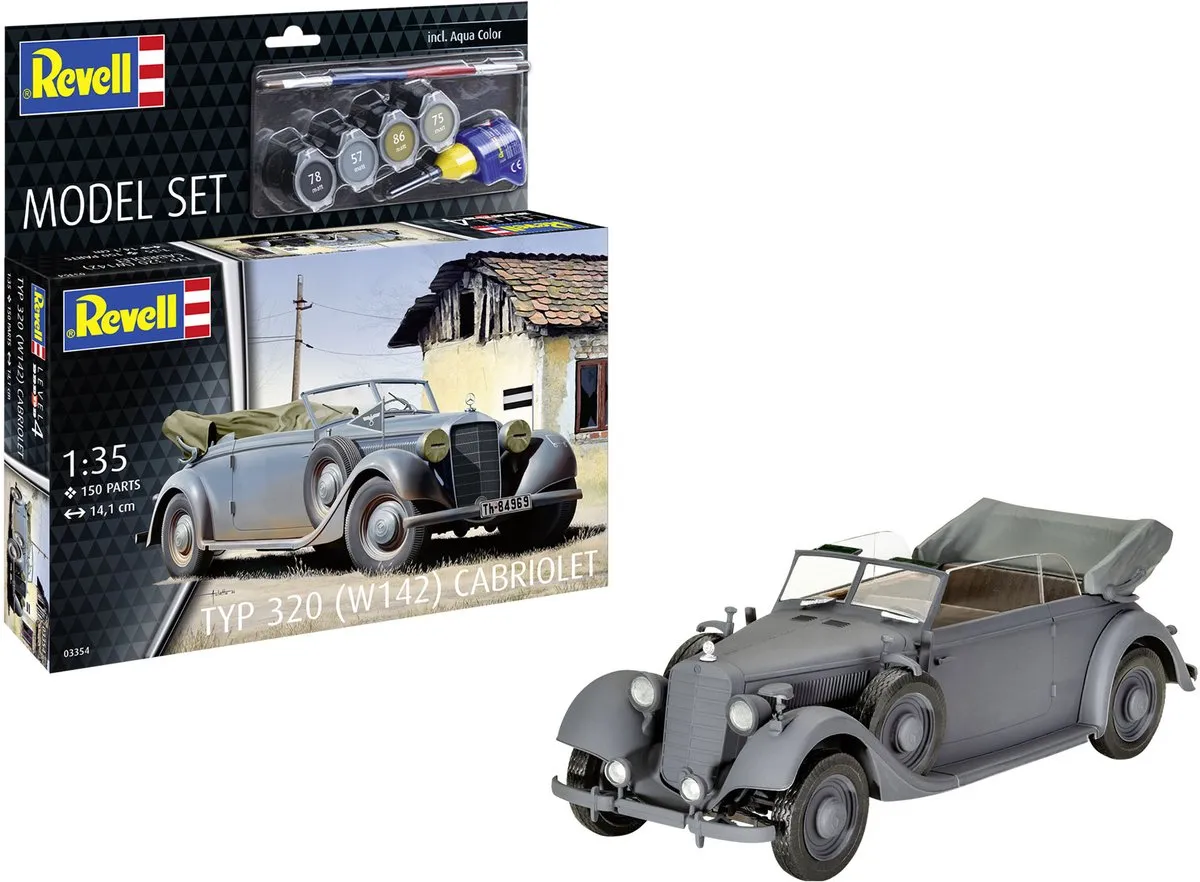 Revell 63354 Mercedes-Benz Typ 320 W142 Cabriolet Modelbouwpakket 1:35