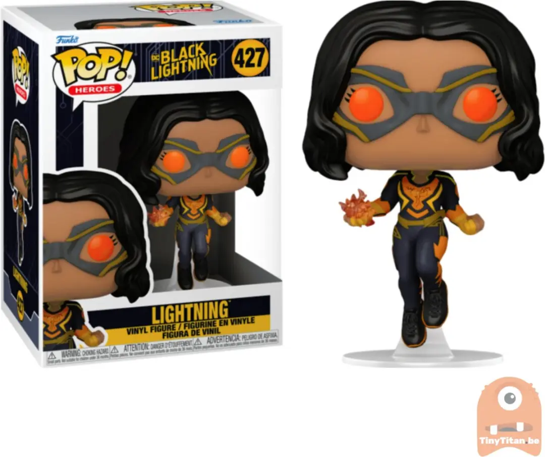 Funko Black Lightning POP! Heroes Verzamelfiguur - 9cm - Multicolor - afbeelding 3 van 4