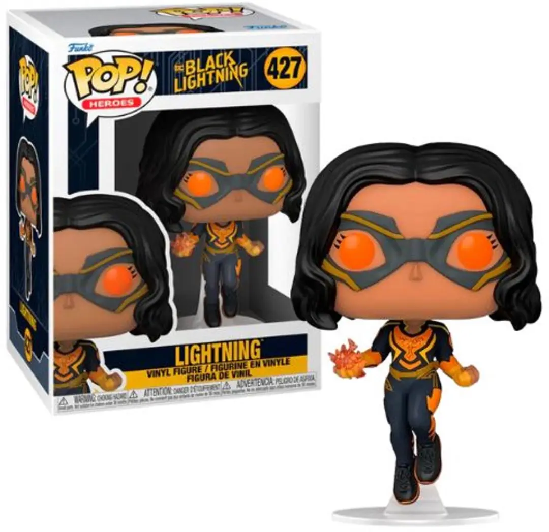 Funko Black Lightning POP! Heroes Verzamelfiguur - 9cm - Multicolor - afbeelding 4 van 4